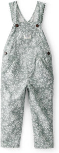 Girls World's Best Overalls with Lace Trim - Durable Denim