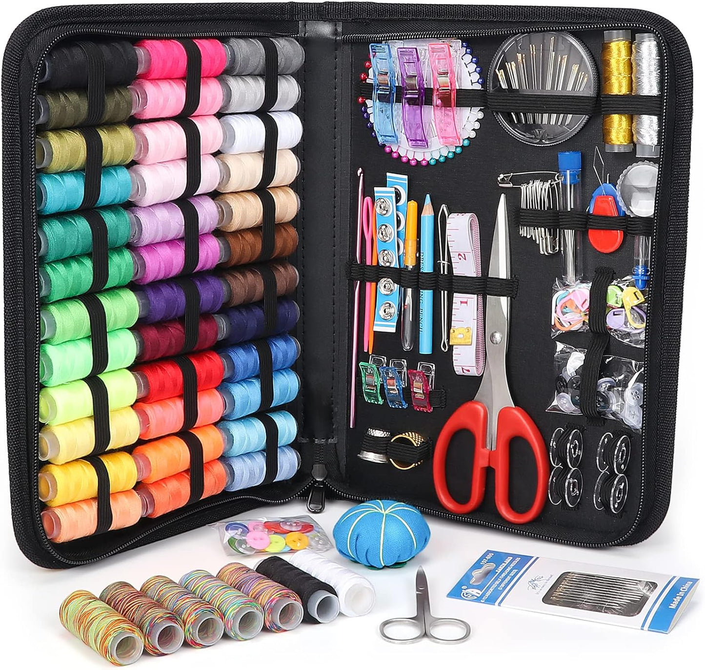 Large Sewing Kit for Adults - 251 Pcs Premium Sewing Supplies