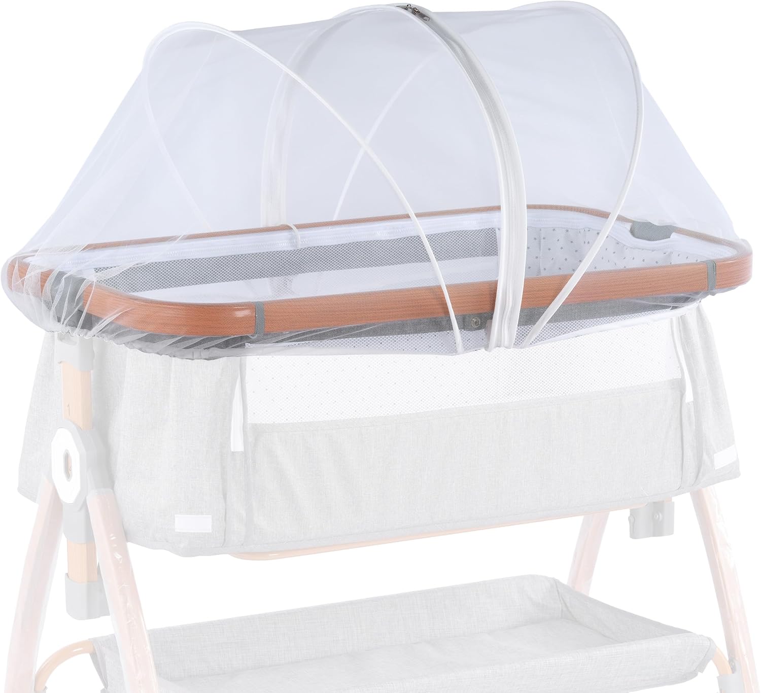 SeedFuture Bassinet Mosquito Net: Zipper Closure