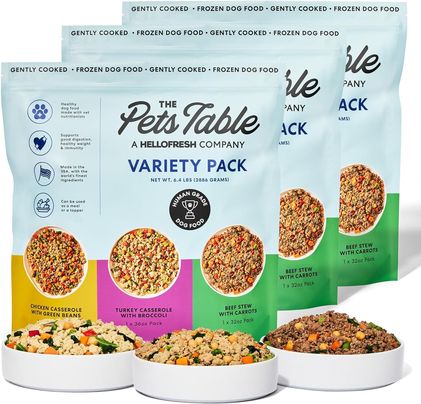 Fresh Dog Food Variety Pack for Healthy Pups by The Pets Table