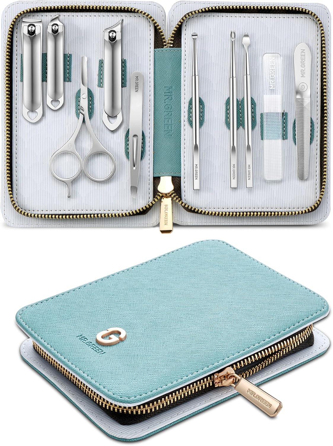 MR.GREEN Manicure Kit 10 in 1 for Professional Nail Care
