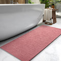 Bath Mat Absorbent Quick Dry Bathroom Floor Rug 24in x 48in - Thin