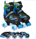 XINO SPORTS 2 in 1 Combo Kids Roller Skates with LED Lights