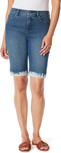 Gloria Vanderbilt Amanda High Rise Bermuda Short - Slim Fit Comfort
