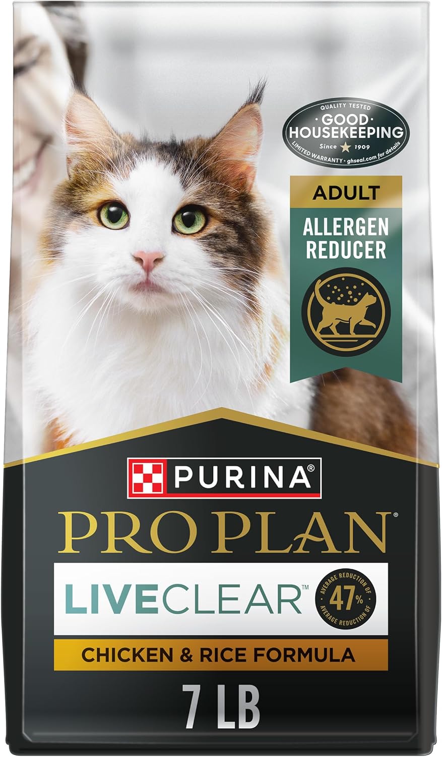 Purina Pro Plan LIVECLEAR High Protein Cat Food for Allergies