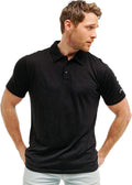 Merino Wool Polo Shirt Men - 100% Superfine Breathable Polo