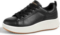 LUCKY STEP Women's Platform Sneakers Rhinestone Chunky Casual Sparkly