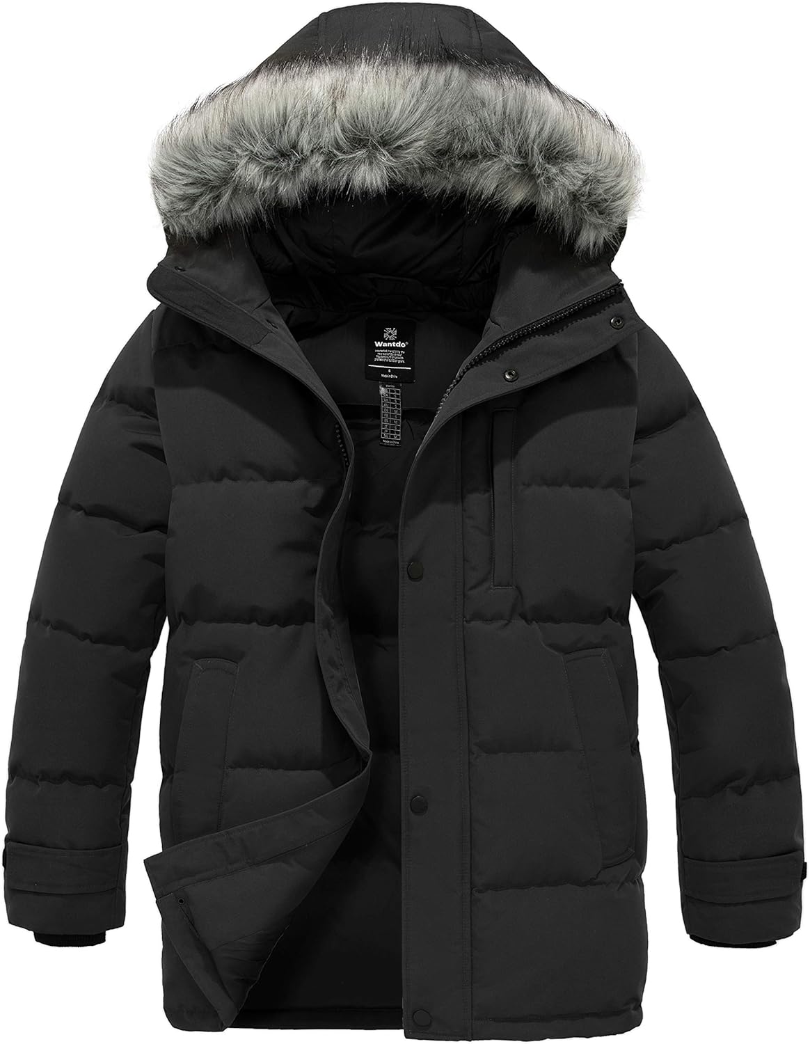 Wantdo Men's Winter Jacket - Thicken Warm Puffer Coat