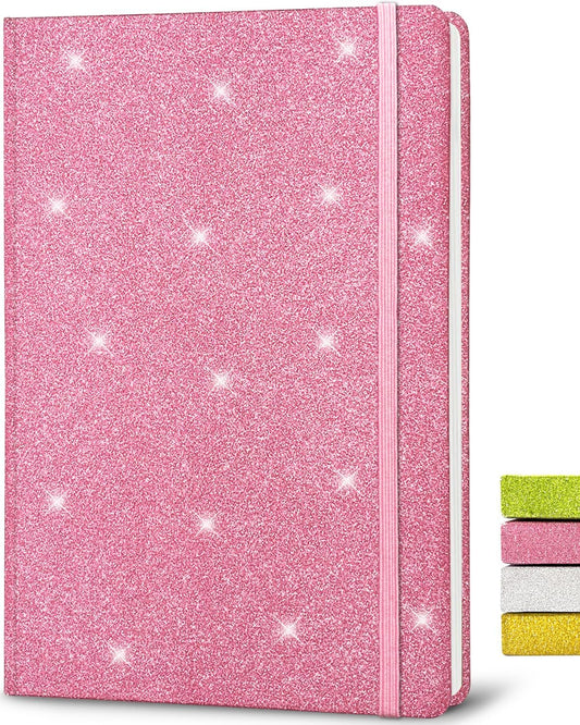 Sparkle in Style with Glitter Notebook