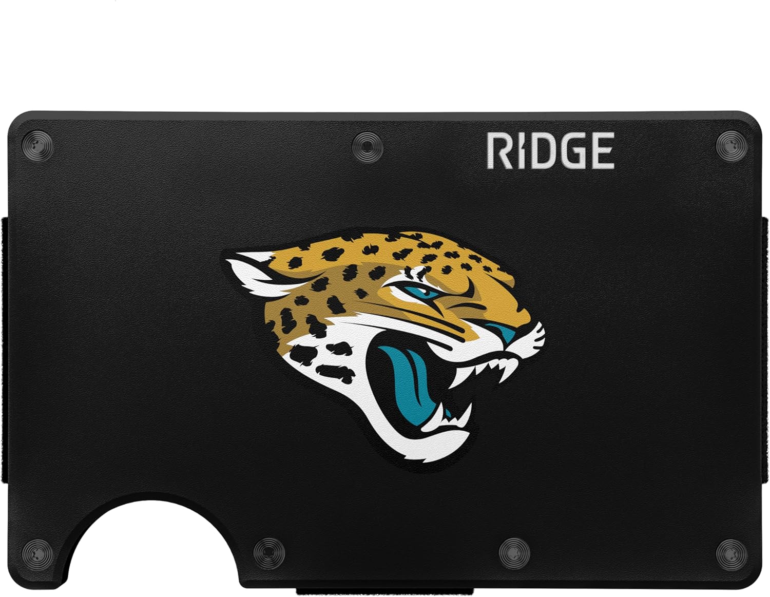 The Ridge NFL Edition Minimalist Aluminum Wallet with Cash Strap