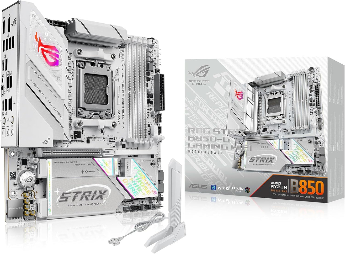 ASUS ROG Strix B850-G Gaming WiFi Motherboard for AI PCs