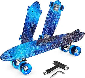 BELEEV 22 Inch Skateboard for Kids and Beginners - Classic Cruiser