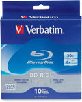 Verbatim BD-R 50GB 8X Double Layer 10-Pack - Reliable Archival Discs