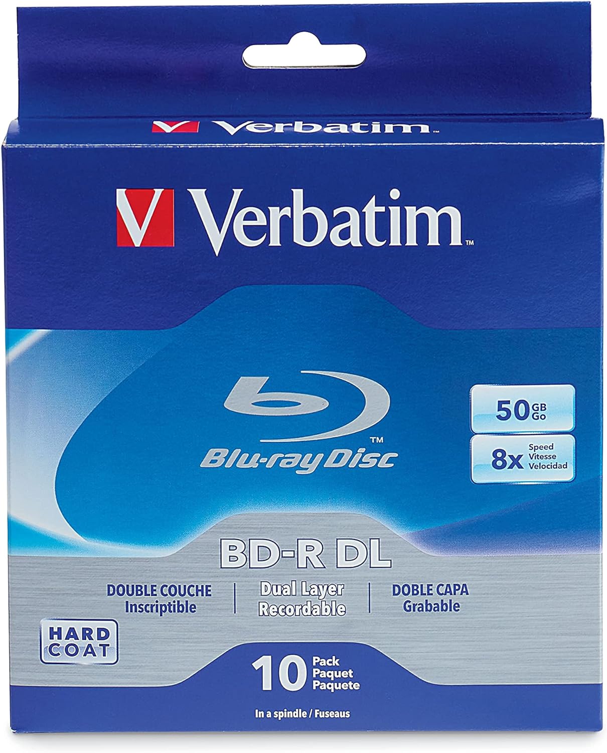 Verbatim BD-R 50GB 8X Blu-ray Discs for High-Quality Storage