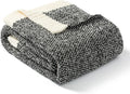 Snuggle Sac Heather Black Throw Blanket for Cozy Comfort