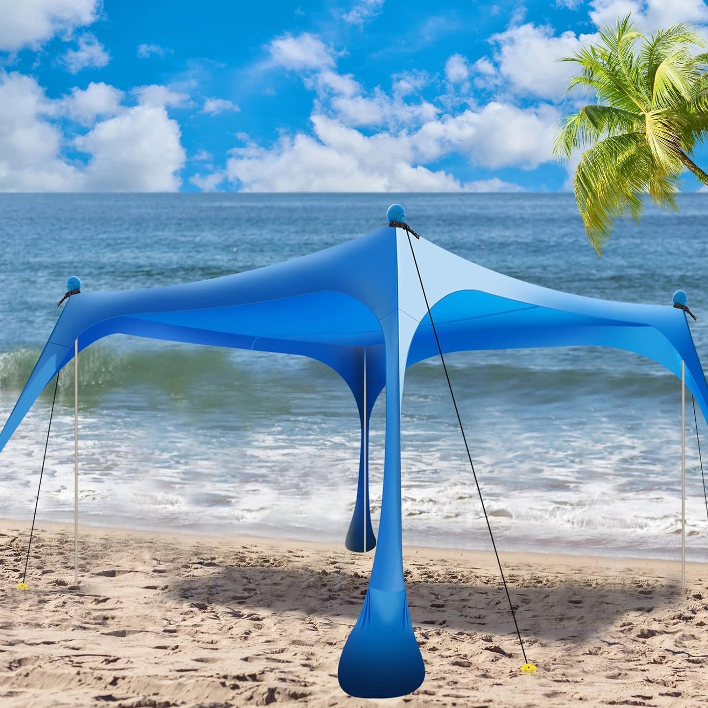 Sun Shelter Bundle: UPF50+ Protection & Stability Kit