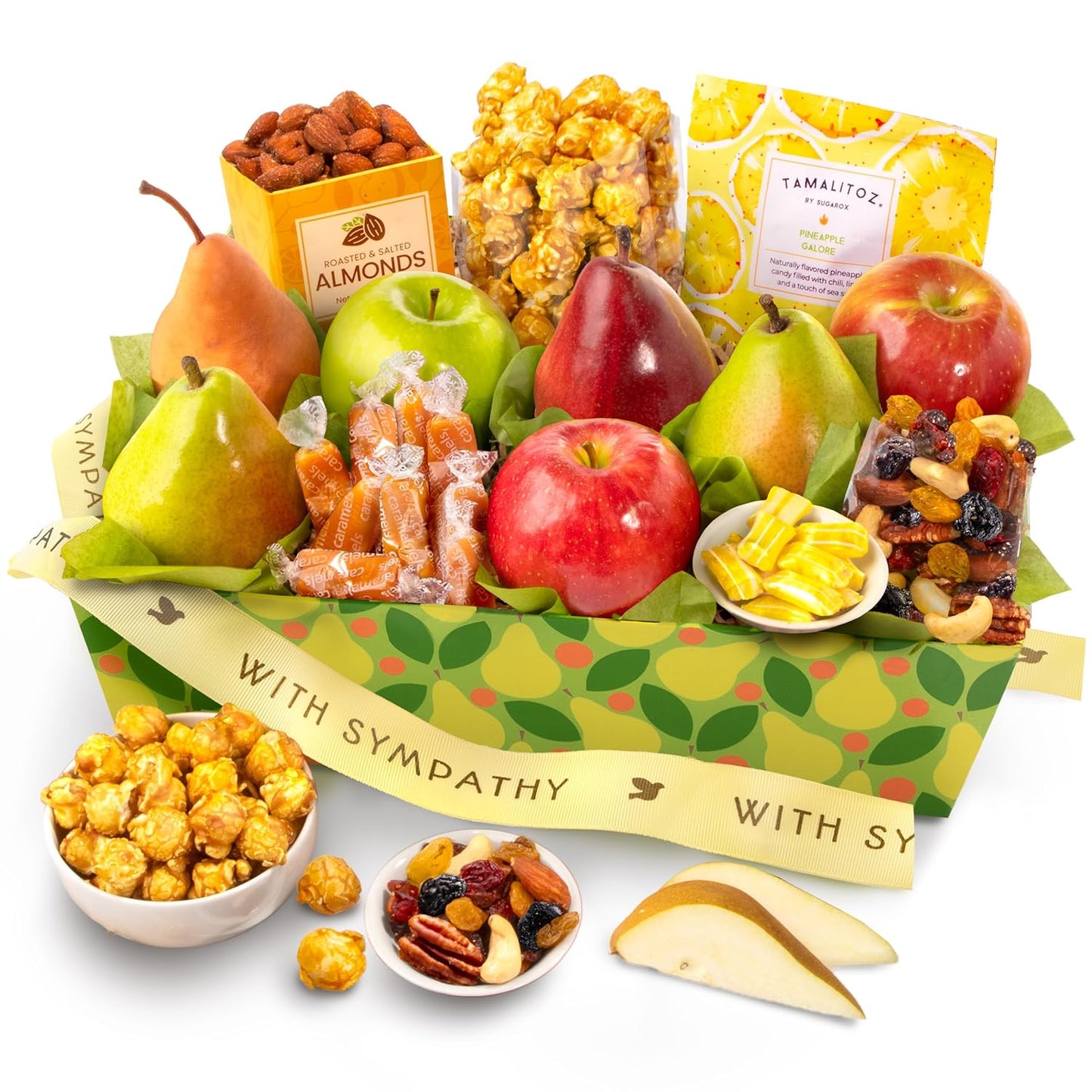 Sympathy Orchard Delight Fruit and Gourmet Gift Basket Review