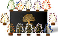 Crystal Tree Gifts for Women, Set of 12 Mini Chakra Trees - Positive