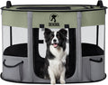Foldable Pet Dog Playpen Portable Crate for Puppies - Travel Ready