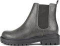 Soda Pilot Women Lug Sole Low Heel Chelsea Bootie - Stylish Comfort 5