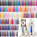 Large Dog Neck Ties Pack 110 Adjustable Neckties for Medium and Large