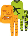 Boys Sleepwear Set with Long Sleeves for 18 Months to 12 Years