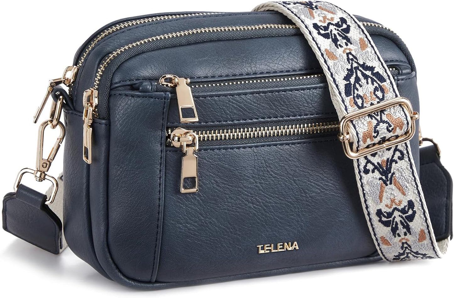 Telena Small Crossbody Bags for Women - Vegan Leather Purse