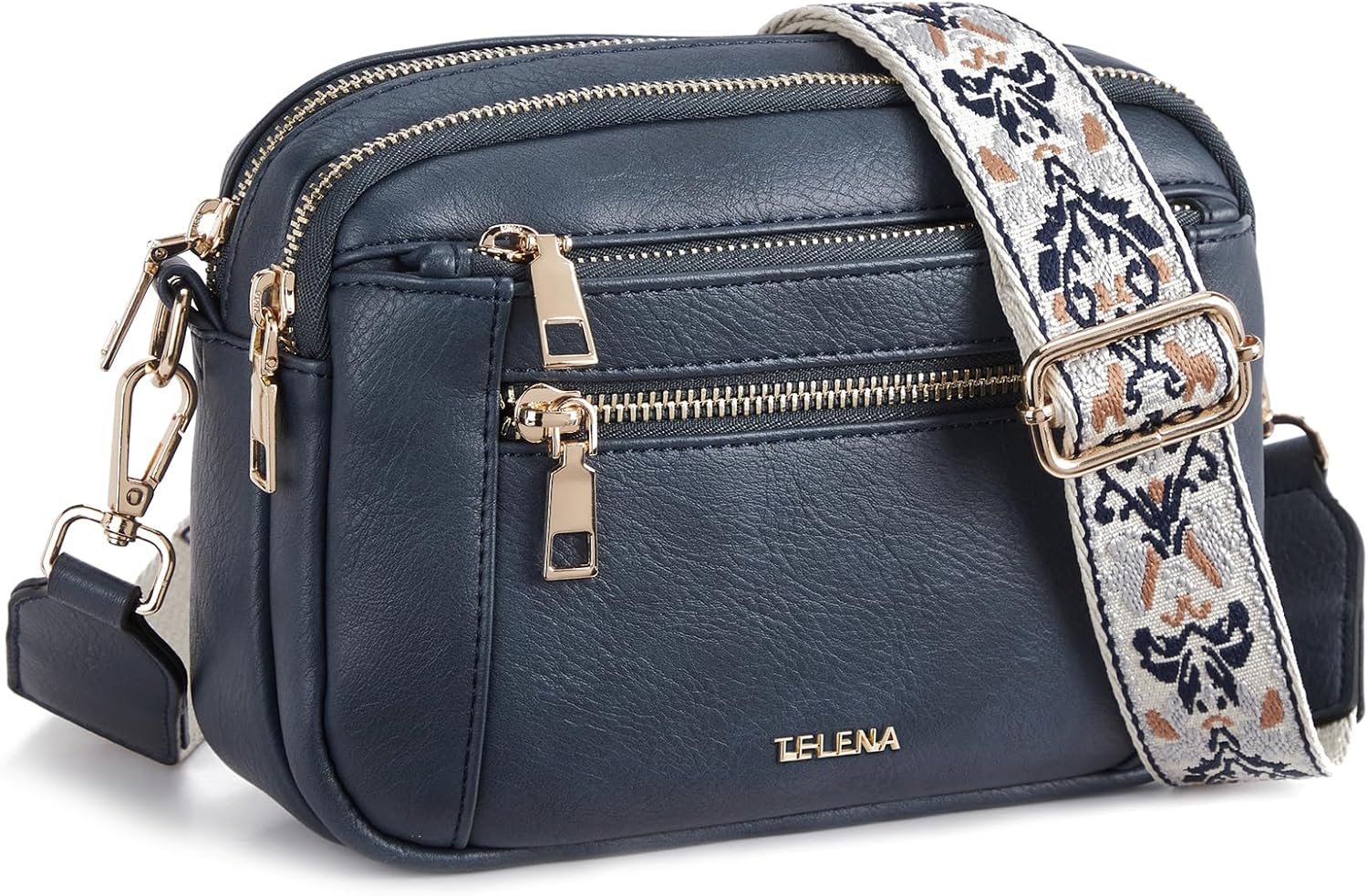 Telena Small Crossbody Bags for Women - Vegan Leather Purse