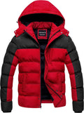 CREATMO US Men's Puffer Jacket Waterproof Winter Parka (Style DS1N)