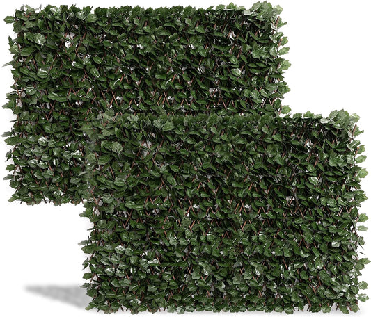 DoeWorks Faux Ivy Privacy Screen - Double-Sided Beauty