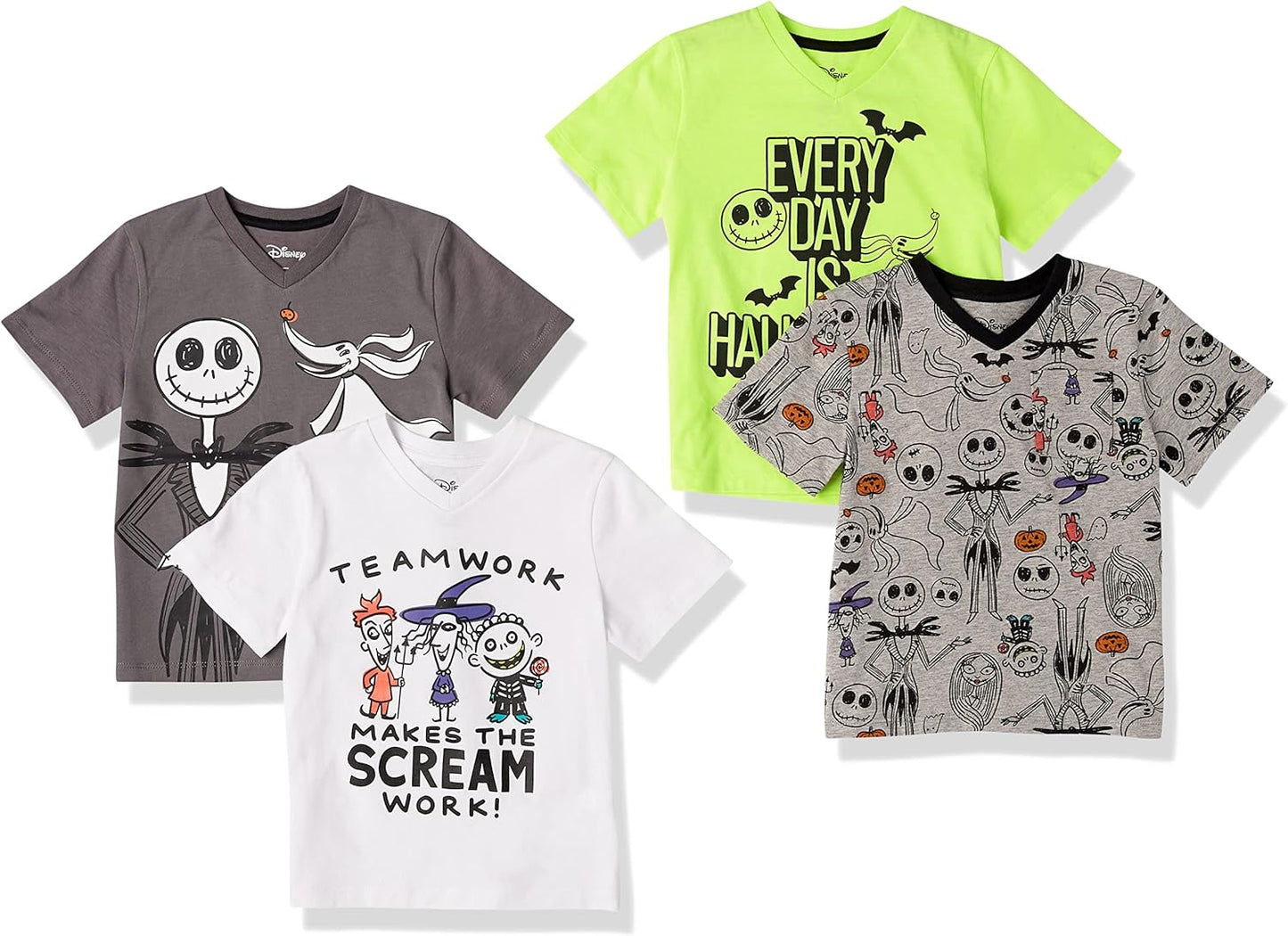 Disney Marvel Star Wars Boys Short-Sleeve V-Neck T-Shirts Pack