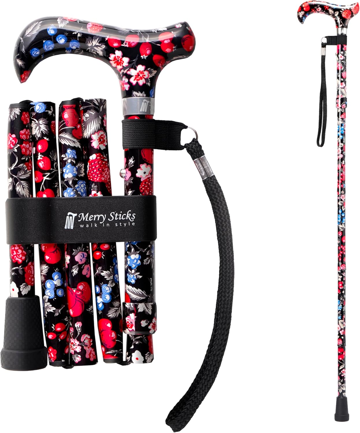 Merry Sticks Lightweight Foldable Walking Canes for Seniors