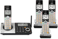 DECT 6.0 4-Handset Cordless Phone with Dual Keypad Base - Long Range