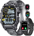 Military Smart Watches for Men 2.01in HD Screen - Long Battery Life
