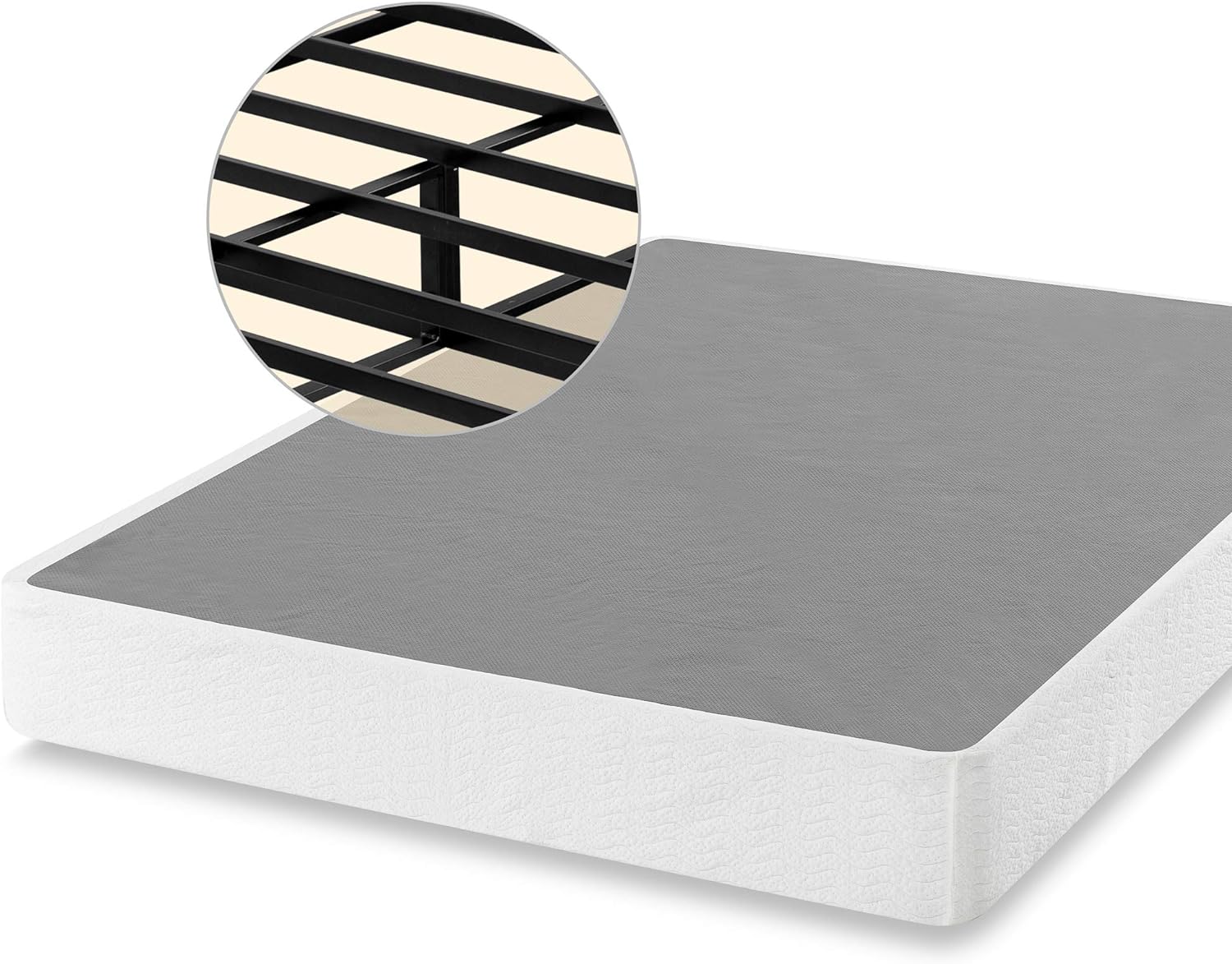 ZINUS 9 Inch Metal Smart Box Spring for King Size Mattresses