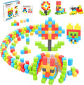 PicassoTiles 60pc Magnetic Puzzle Cube Building Set - STEM Play
