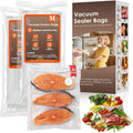 Reusable Vacuum Sealer Bags for Food 30 Medium - Odor-Resistant