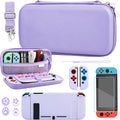 RHOTALL Case for Nintendo Switch - Purple Sakura Carrying Set