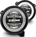 TRUE MODS 9 Inch Round LED Headlight Replacement for Jeep JL JT