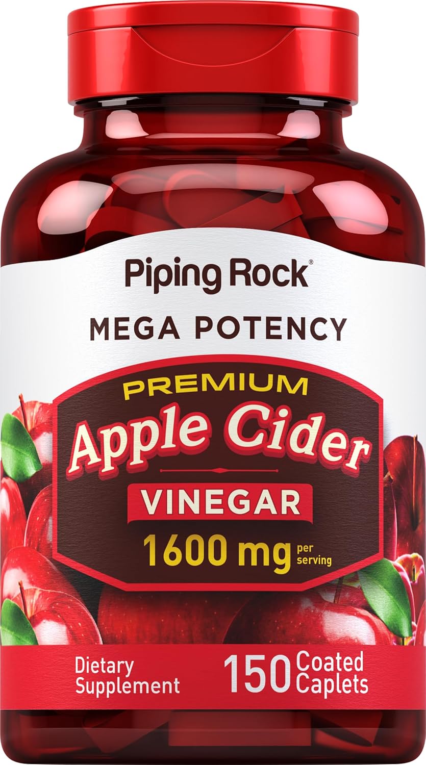 Piping Rock 1600mg ACV Capsules | High Potency | 150 Pills