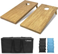 4 ft x 2 ft GoSports cornhole boards set for family fun
