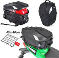 Motorcycle Tail/Seat Bag - Expandable Waterproof Helmet Bag