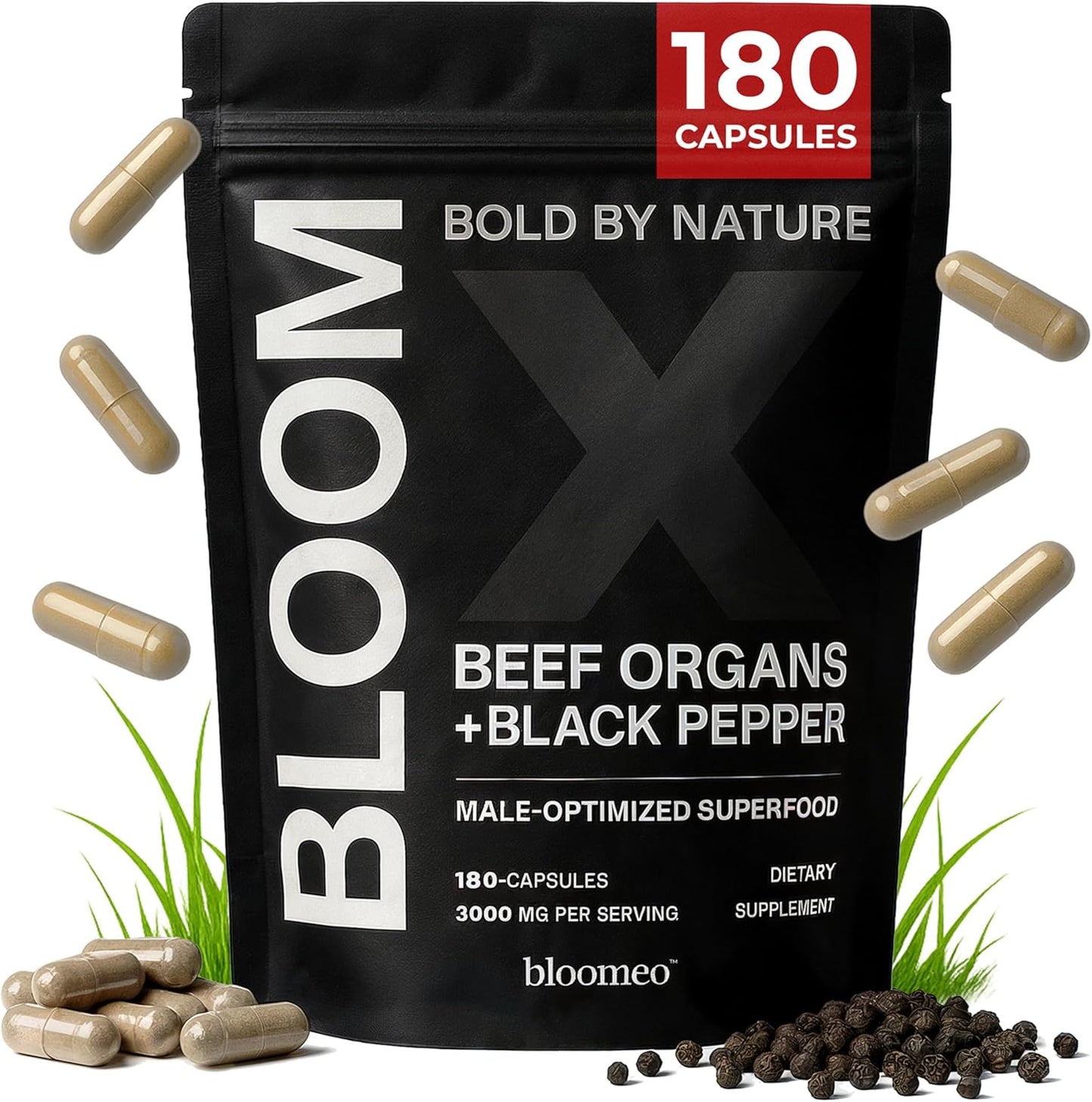 Beef Organ Supplement for Men - Grass Fed Liver Capsules