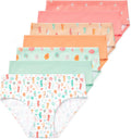Girls 100% Organic Cotton Underwear Briefs 7 Pack - Gracie comfort