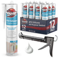 White Silicone Sealant Cartridge - Waterproof Silicone Caulk