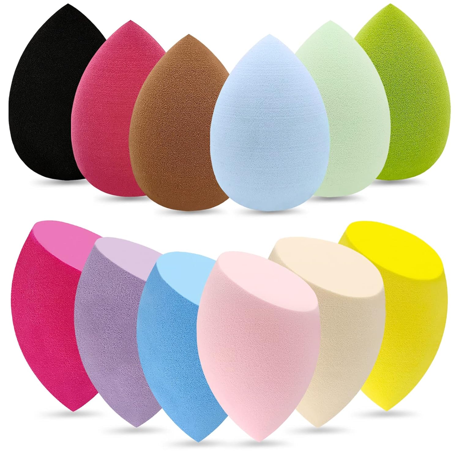 Flawless Face Puffs Set by Scartink ~ 12pc Beauty Sponges