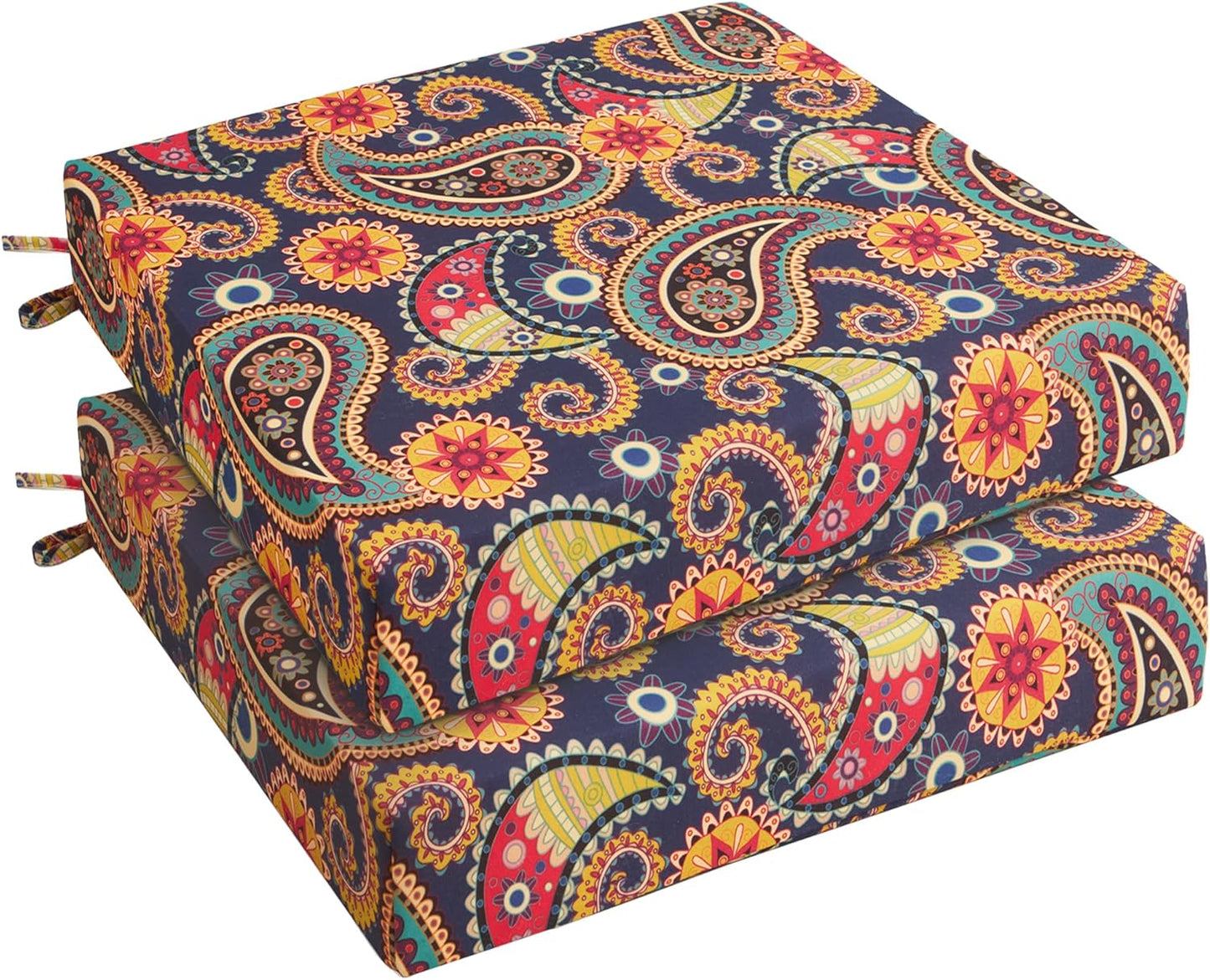 UNIKOME Outdoor Chair Cushions Pack of 2 for Patio Comfort