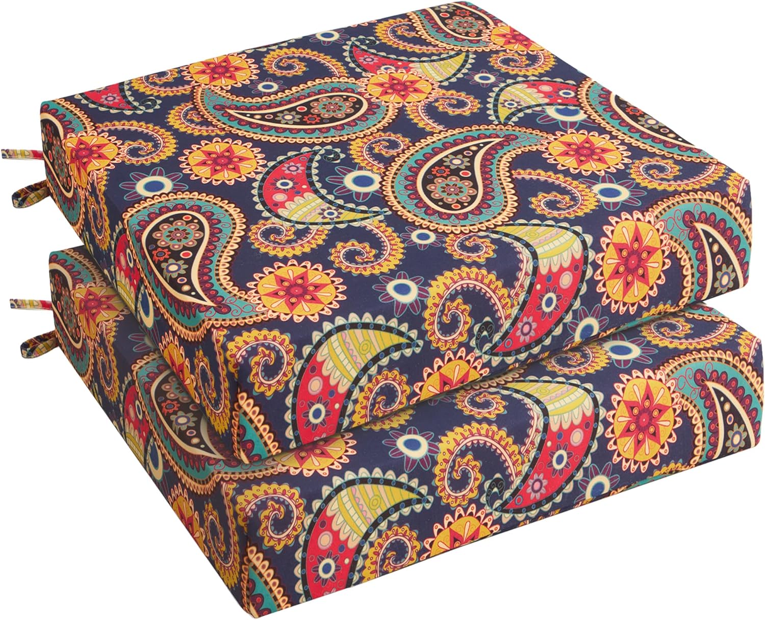 UNIKOME Outdoor Chair Cushions Pack of 2 for Patio Comfort