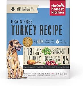 The Honest Kitchen Grain Free Turkey Dog Food for All Breeds