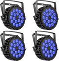 Par Lights 18LED Stage Lights RGBW Uplight - Compact DMX Wash